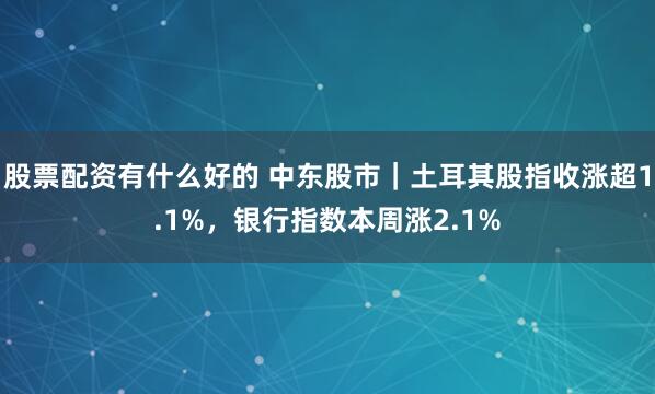 股票配资有什么好的 中东股市｜土耳其股指收涨超1.1%，银行指数本周涨2.1%